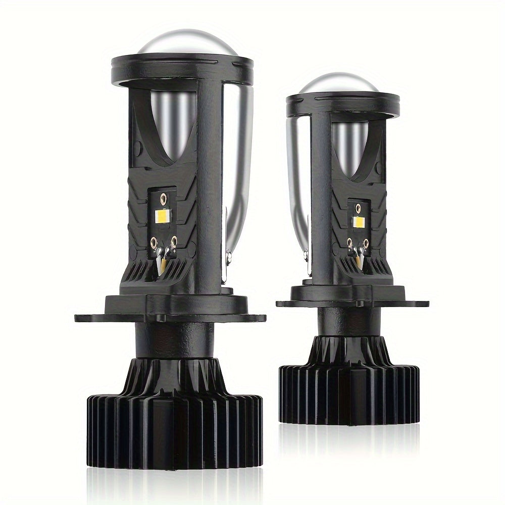 Roadsun 2 шт. H4 LED проекторов 60000LM 200W фары 6500K белый автомобильный свет для левостороннего движения