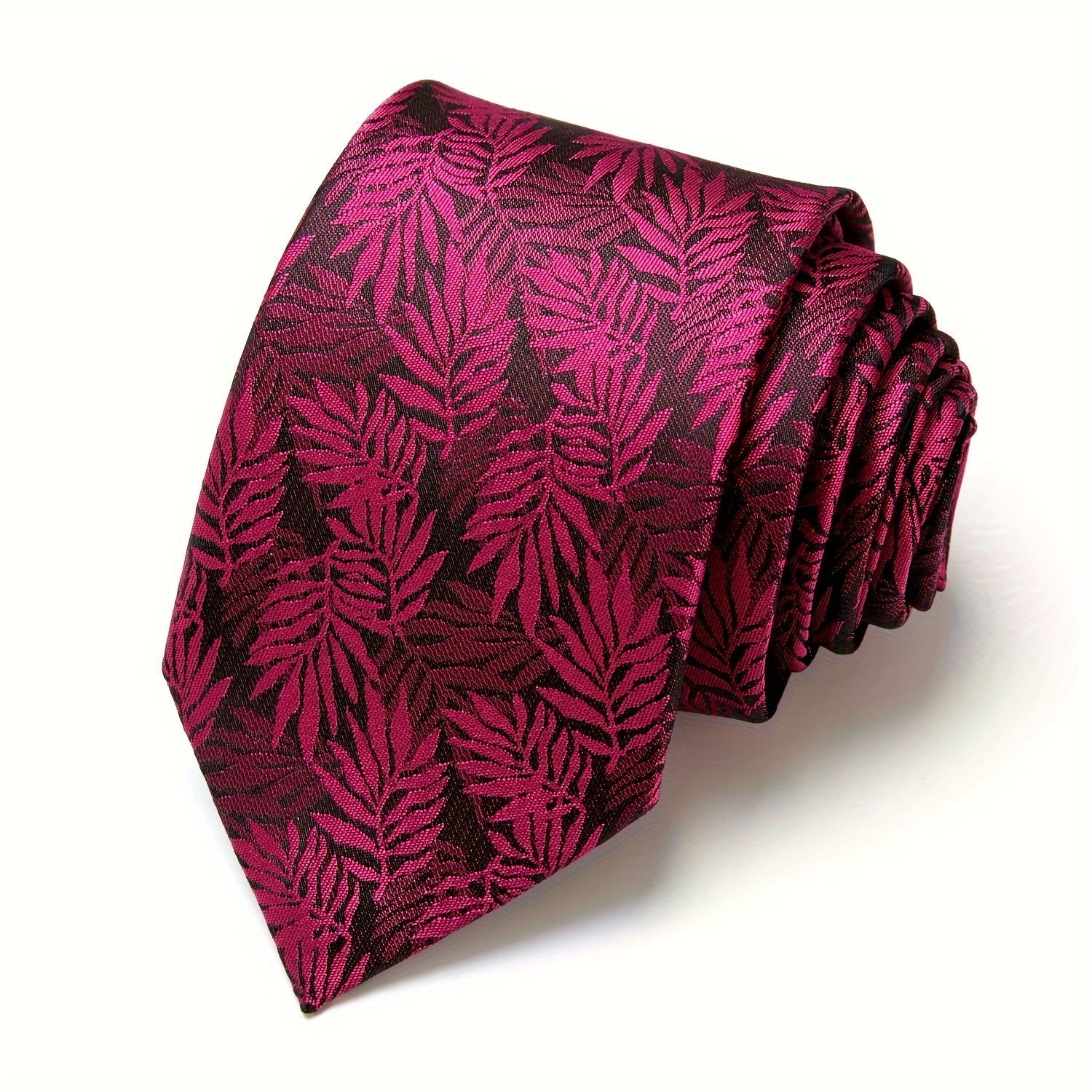 Men's Paisley Floral Necktie for Wedding and Office Wear
