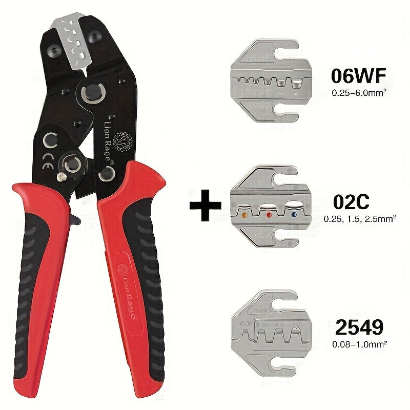 Terminal klamp va ulanishlar uchun ko‘p tishli qisqichli crimping asboblar to‘plami