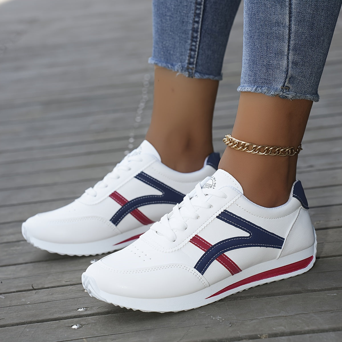 Women's Breathable Lightweight Casual Running Shoes with Rubber Sole