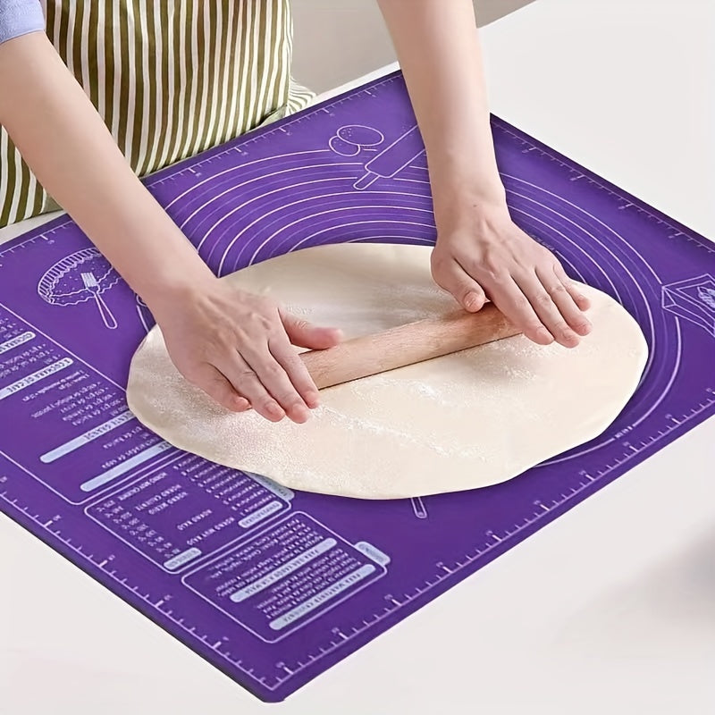 Baking Mat with Measurements Non-Stick Rolling Pastry Dough Table Sheet