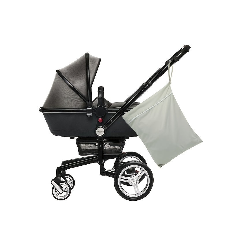 Большая водонепроницаемая многоразовая влажная сумка для подгузников, органайзер для коляски