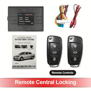 Car Remote System Keyless Entry PE Material with 2 Keys Vehicle Locking and Find Car Function