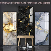 3D Imitation Marble Ceramic Wall Stickers Self-Adhesive for Home Decoration 10/22pcs