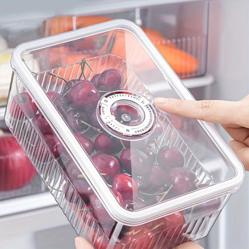 Set of 3 Leak-Proof Stackable Food Storage Containers for Kitchen Use