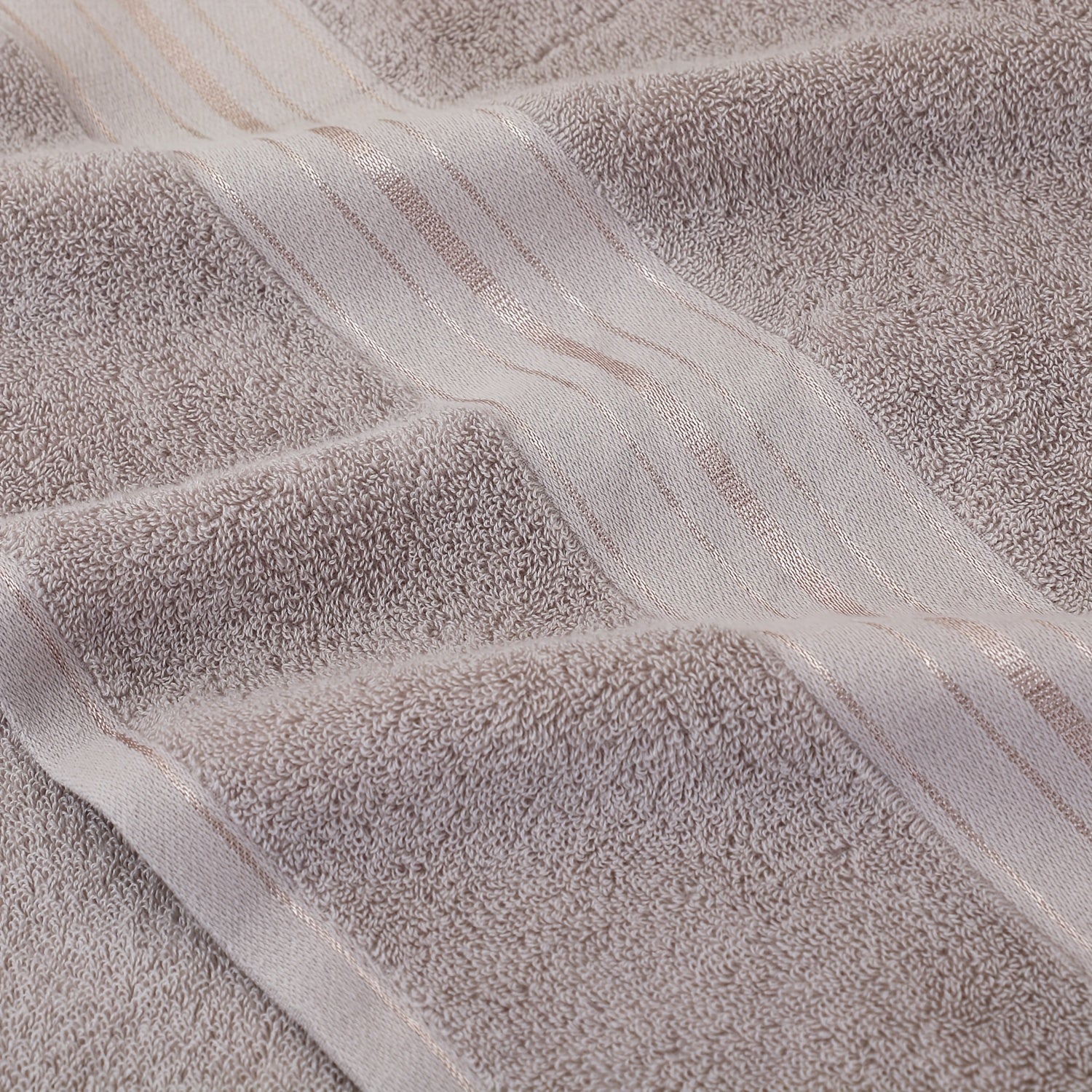 Juego de 2 toallas de baño de algodón 70x140cm de secado rápido y absorbentes con rayas para hogar, hotel, spa