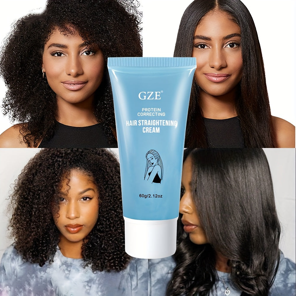 Hair Straightening Cream 60g Moisturizing Damage-Free Glossy Straightening