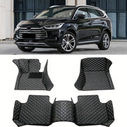 Комплект 3D-ковриков для пола автомобиля из искусственной кожи для всех погодных условий для 2018-2021 годов, 5-местных внедорожников