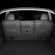 Black PU Leather Rear Seat Backrest Protector for Cars Dustproof and Stylish