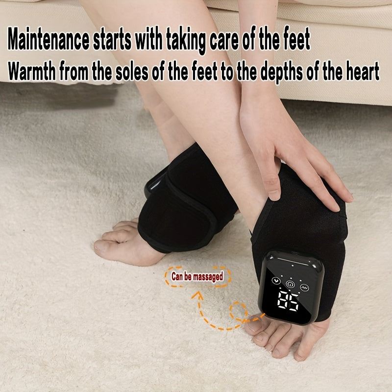 3-rejimli isitiladigan oyoq va to'pi massajchisi, LCD displey, USB orqali zaryadlanadigan batareya - ideal ta'til sovg'asi, sayohat qulayligi.