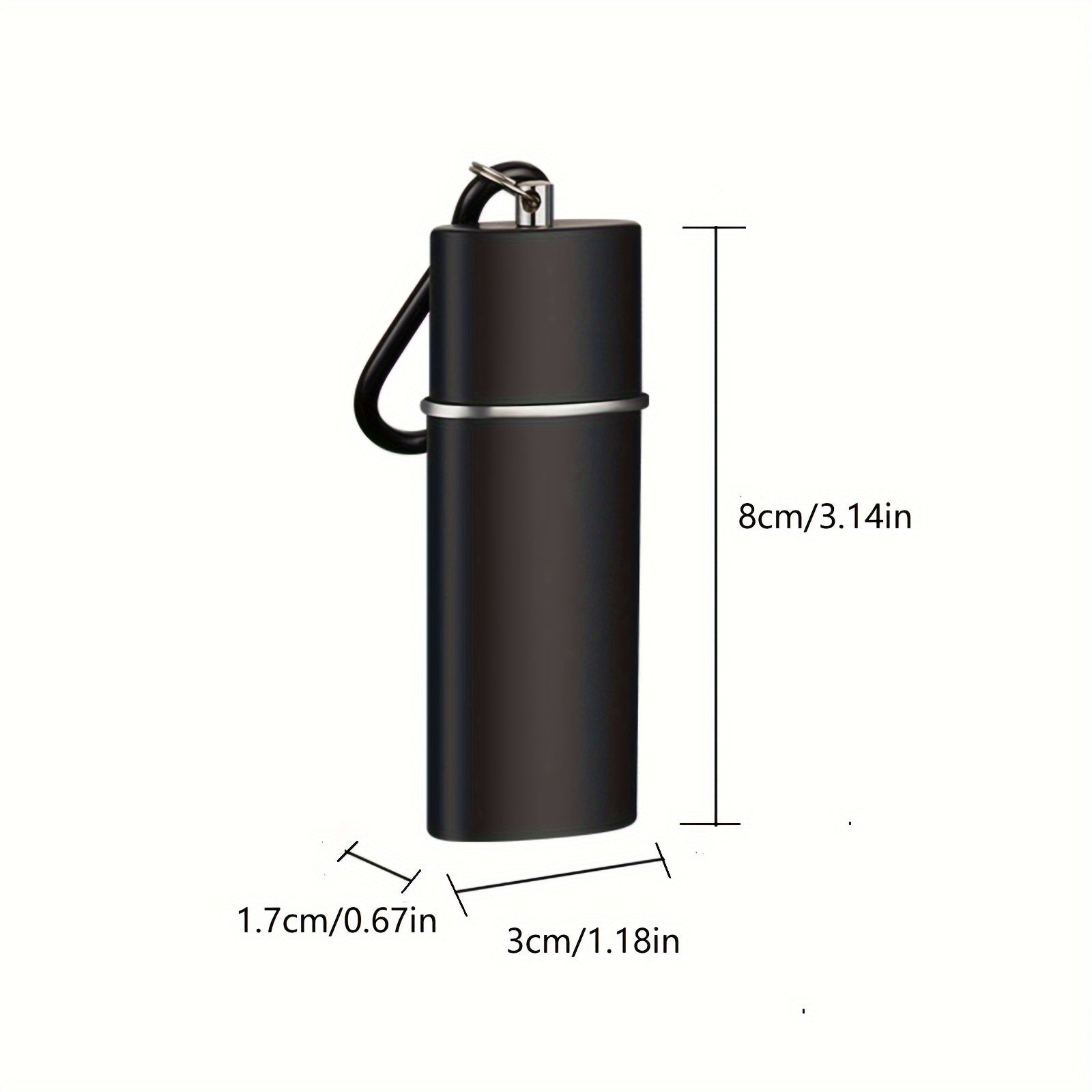 Small Metal Ashtray for Car and Outdoor Use, Sealed and Portable