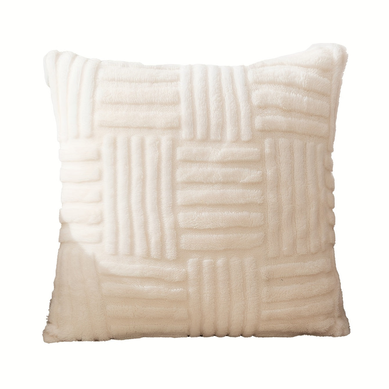 Bohemian Velvet Throw Pillow Cover with Snowflake Pattern and Zipper Closure