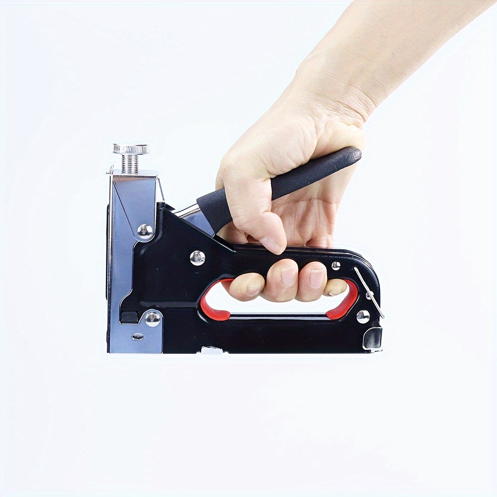 Heavy Duty Steel Nail Gun with 4000 Nails Adjustable Stapler Manual Nail Puller for Wood Upholstery Carpentry DIY