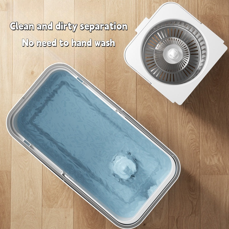 Ko‘p yuzali mikroto‘qimachilik mop to‘plami, o‘z-o‘zini siqib chiqaradigan va ajraladigan tutqich bilan