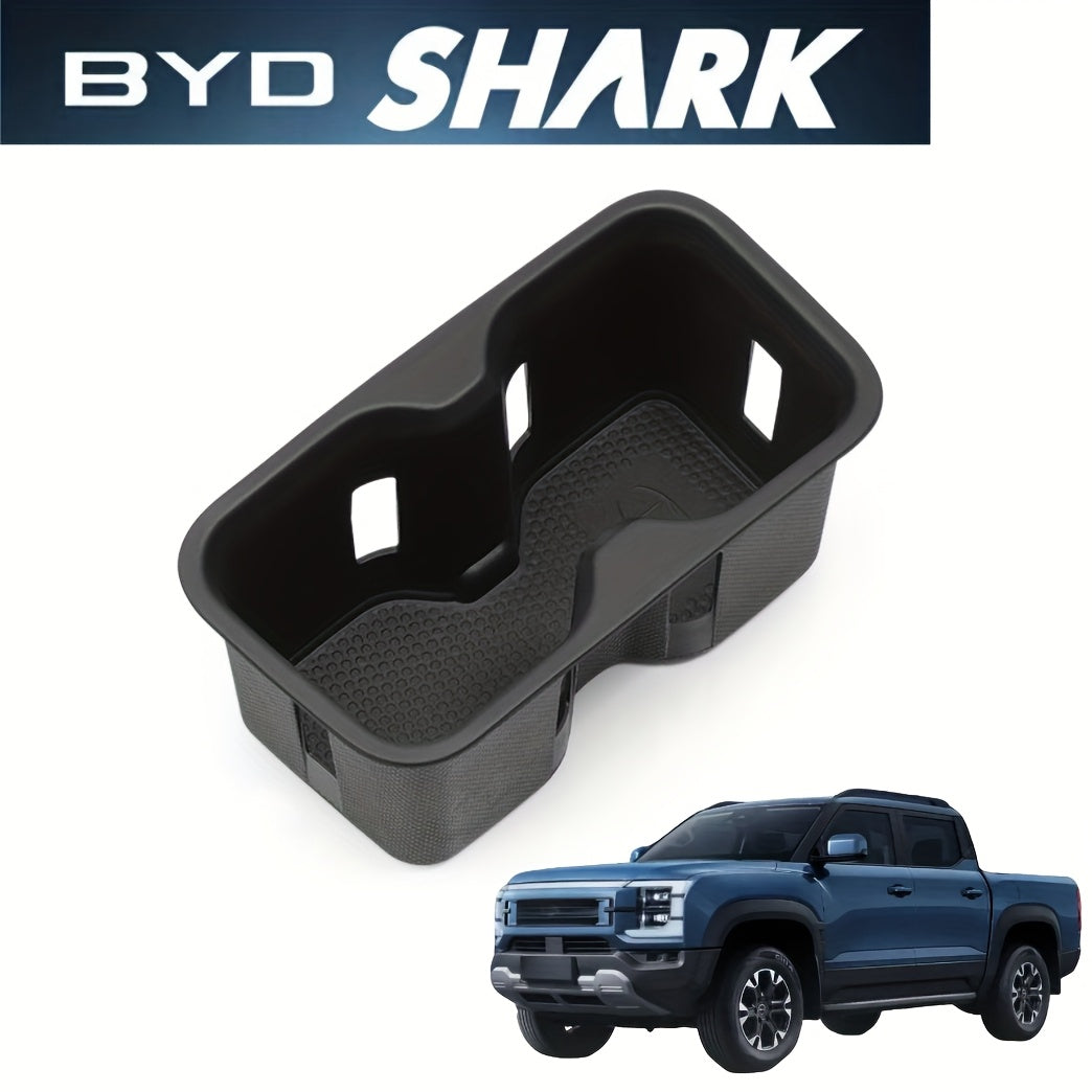 Car Interior Cup Holder Storage Box Scratch-Resistant TPE Accessory