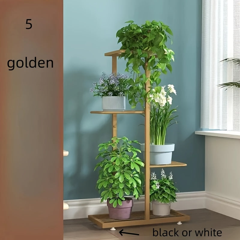 Металлическая подставка для растений с несколькими ярусами, для использования внутри и снаружи, складная железная витрина для балконов и гостиных