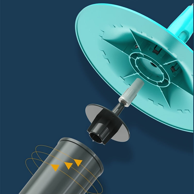 Qoʻldan ozod mop va kova toʻplami, 2/4/6 ta mato bilan hoʻl va quruq tozalash uchun