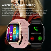 Smart Watch 2.01 Inch AMOLED HD Display Wireless Calling Fitness Tracker with Multiple Sport Modes