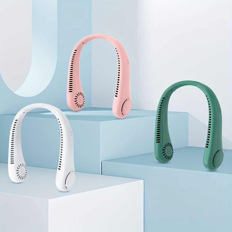 Rechargeable Sports Neck Fan Portable Cooling Device Lightweight for Outdoor Activities