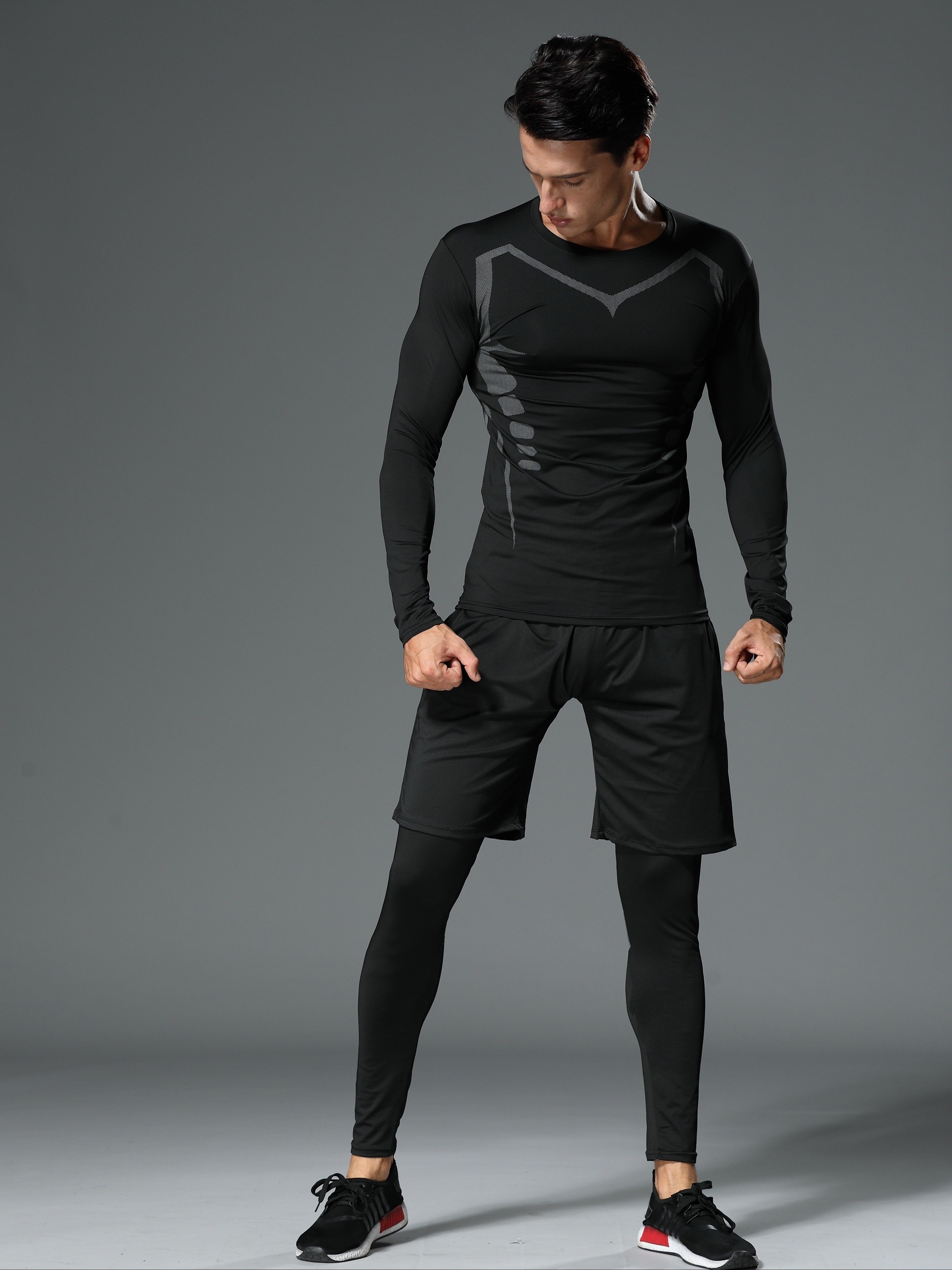 Men's Sportswear Running Fitness Quick-Dry Shirts Cycling Jackets Spring Summer Autumn