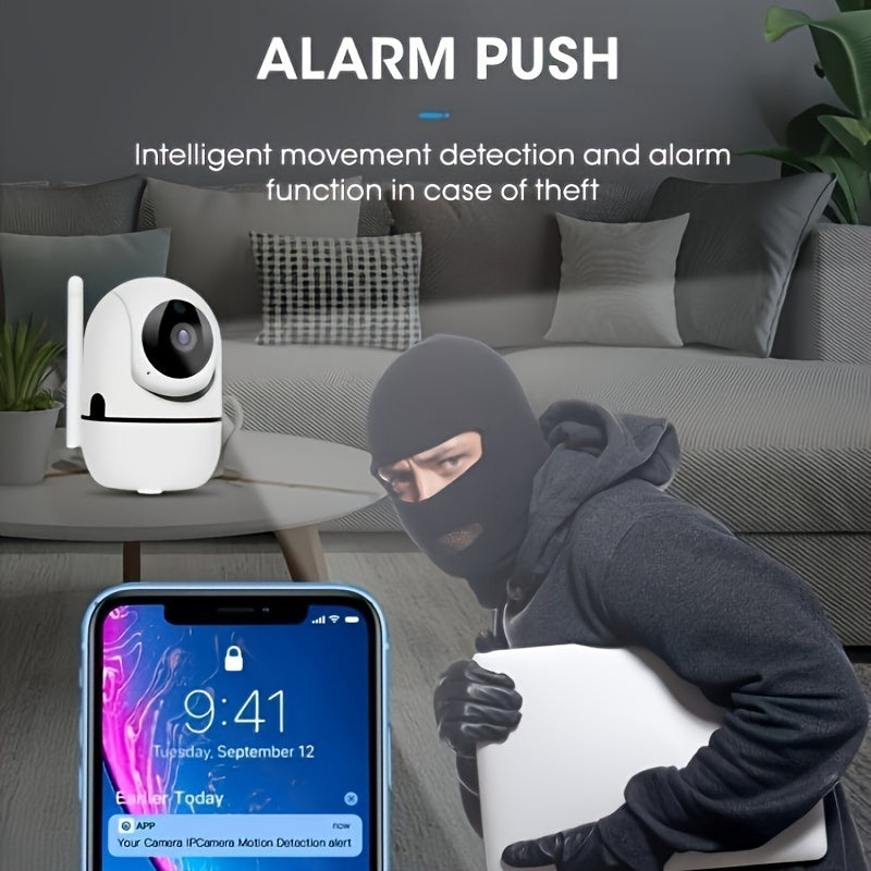Wireless Security Camera 1080P HD Night Vision Motion Detection Two-Way Audio Indoor