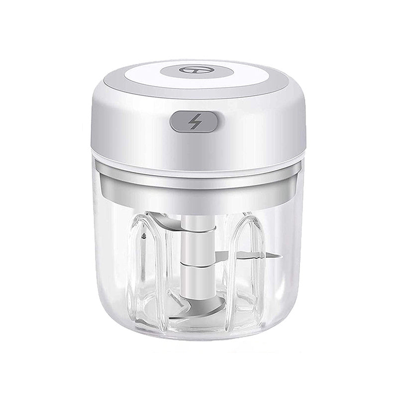 Electric Food Chopper and Meat Grinder Rechargeable Battery 1200 RPM 100/250ml Capacity