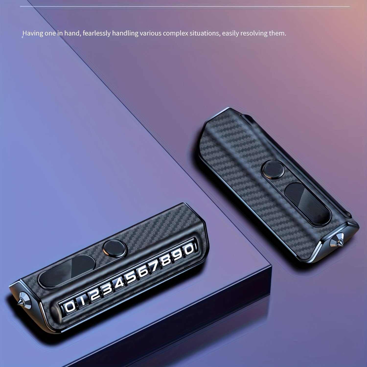 Temporary Car Parking Number Plate Holder Interior Car Accessory