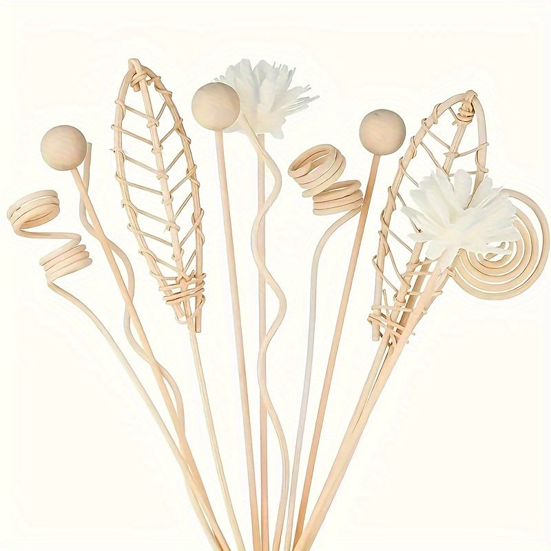 Natural Log Rattan Reed Diffuser Sticks for Essential Oil Diffusers and Home Decor