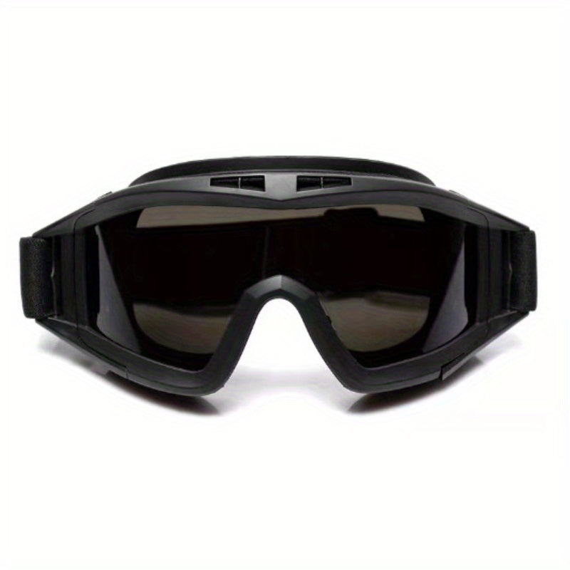 Gafas deportivas para exteriores Antivaho Resistentes a la arena Protección UV Correa ajustable Negro Caqui Verde militar