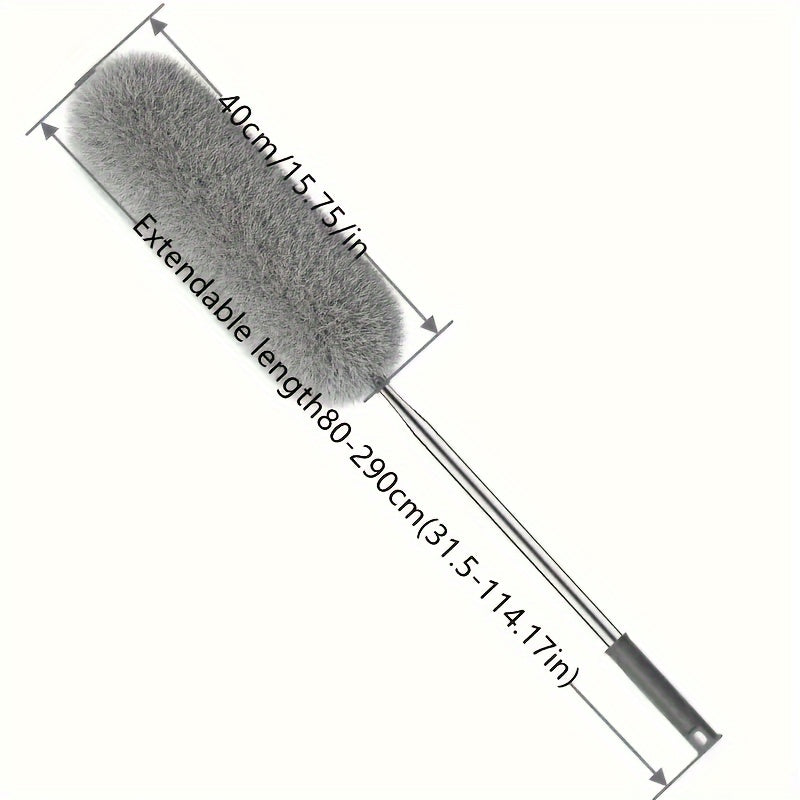 Moslashuvchan Elektrostatik Tozalovchi - Baland Shiftlar, Mebel va Transport Vositalari uchun Egiluvchan, Qayta Ishlatiladigan Cho'tka