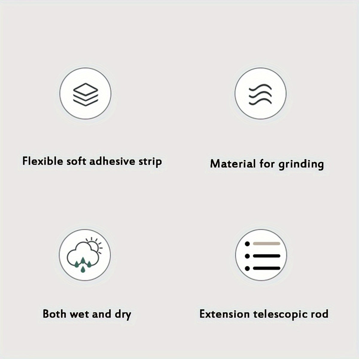 Kengaytiriladigan Shisha Tozalagich Avtomobil va Uy Derazalari uchun - Mustahkam Noxud Qotishma, Yuqori Suv Qabul Qilish Qobiliyatiga ega Ko'p Maqsadli Asbob, Baland Bino Derazalarini Tozalash uchun Mukammal