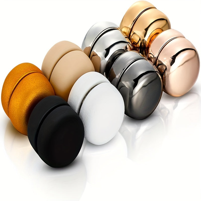 Magnetic Scarf Accessories Set of 8 Pairs Colorful Durable Alloy Women’s Jewelry