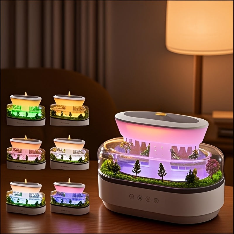 Современный белый аромадиффузор с эфирными маслами и пультом дистанционного управления