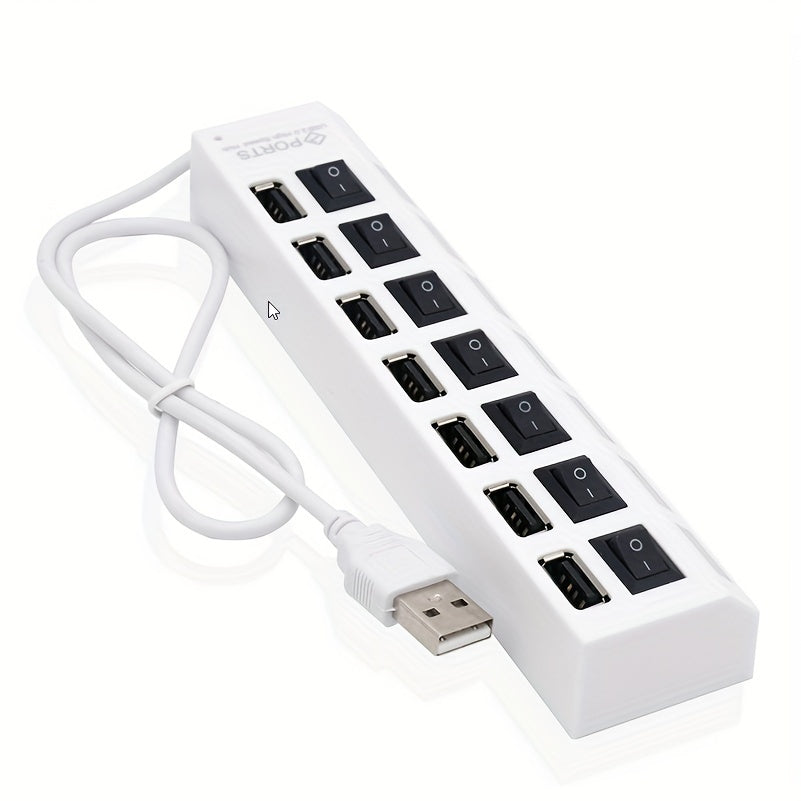 Universal USB Hub 4/7 portli kompyuter sichqonchasi, klaviatura, xotira kartasi uchun o'tkazgich