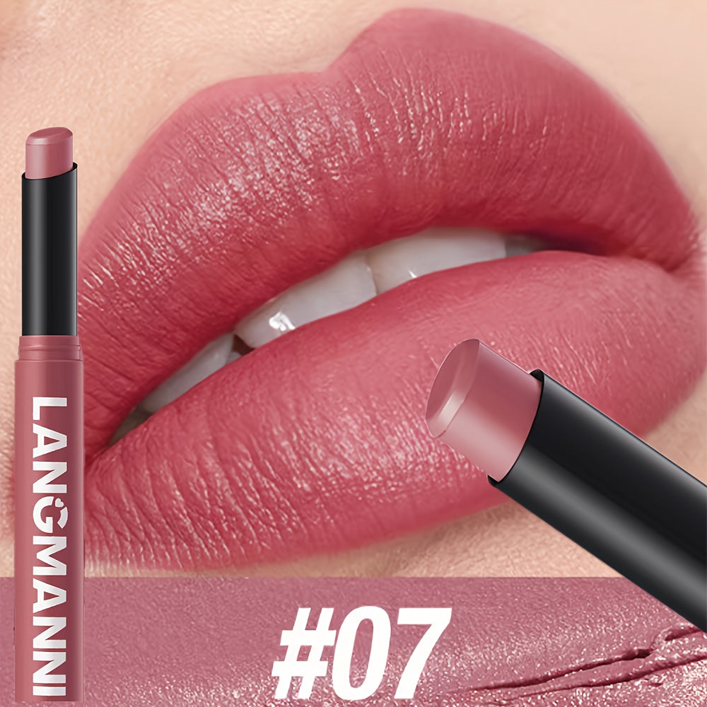 Унисекс вращающийся матовый красный помада для долговременного макияжа