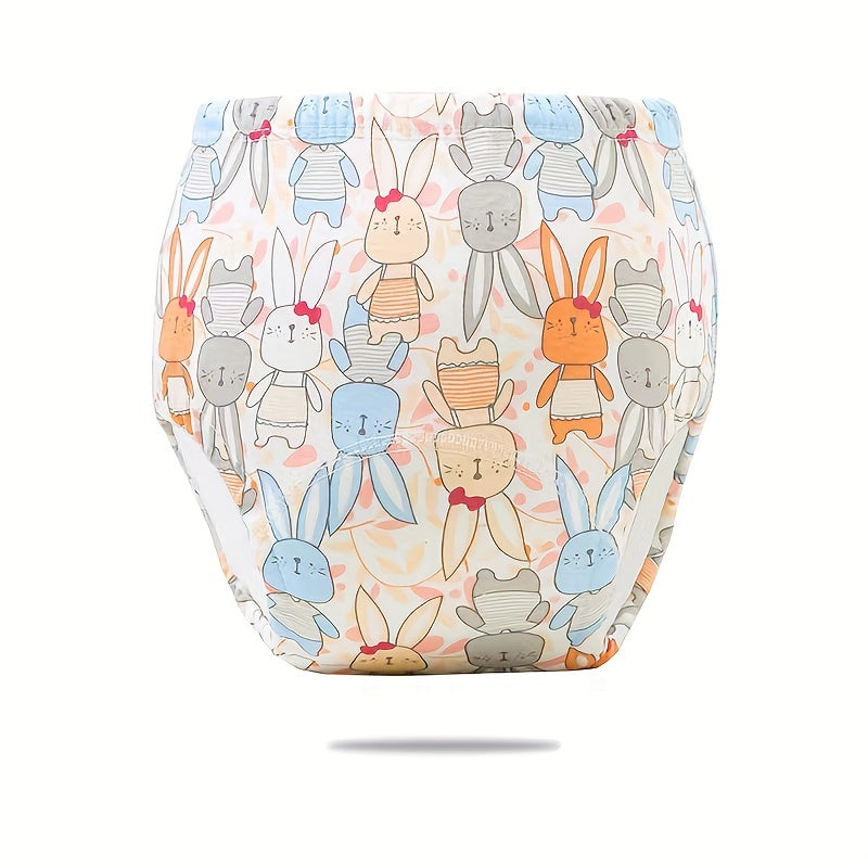 Baby Training Pants Reusable Cotton Diaper Pants for Infants and Toddlers Breathable 6-Layer Washable 2 Pieces