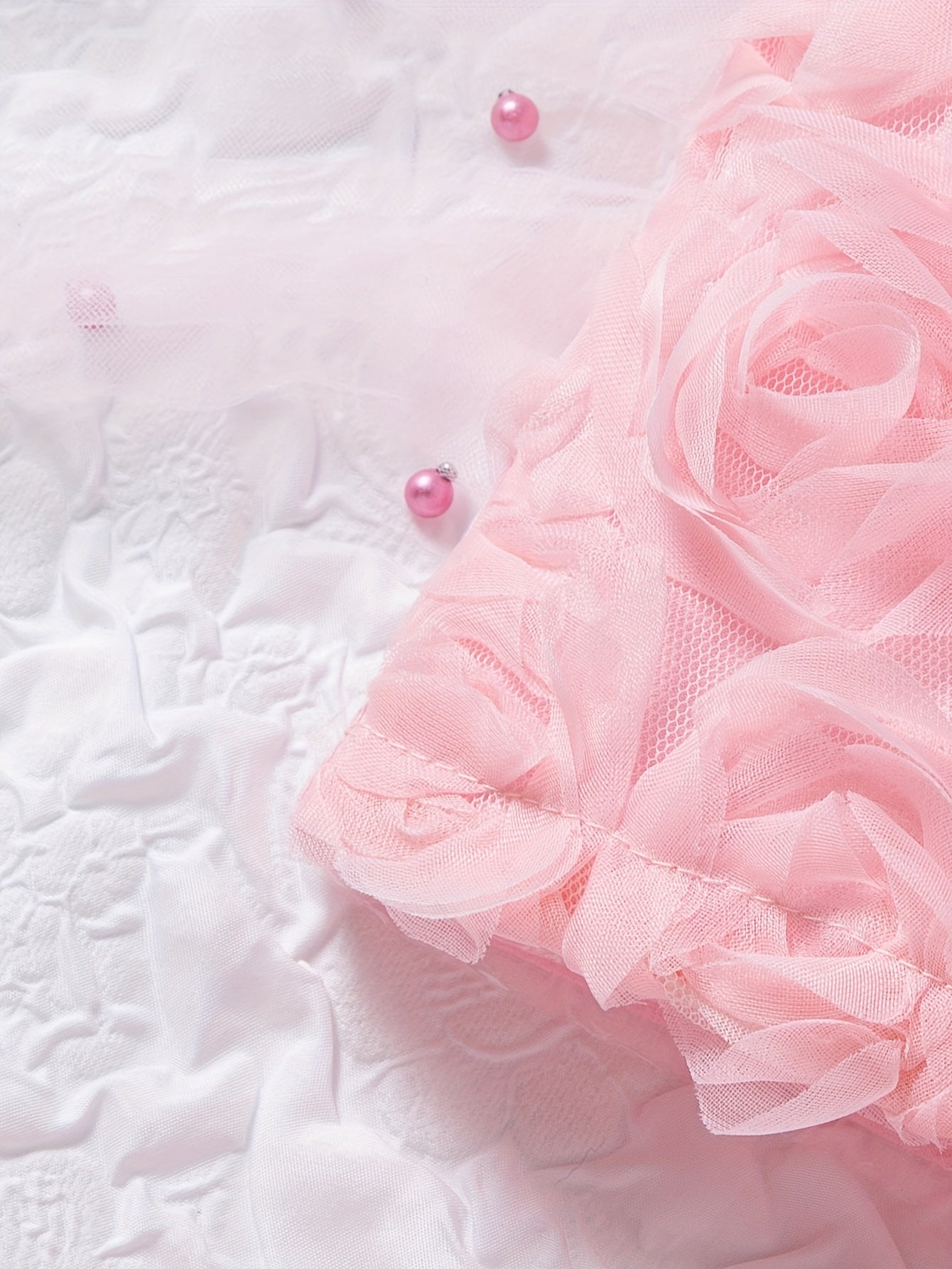 Girls Summer Knee High Dress with Lace and Flared Hem