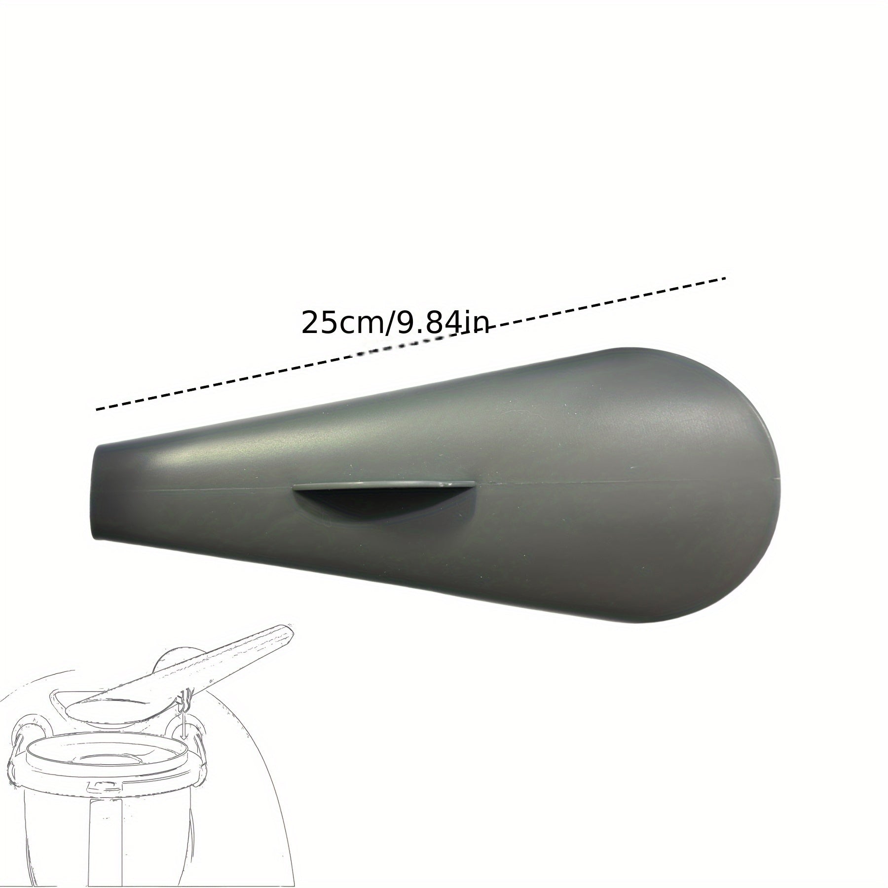 Polipropilen bug' buruvchi aksessuari: 360 daraja aylanish, issiqqa chidamli, BPA dan xoli, idish yuvish mashinasida yuvish mumkin - bug' kuyishlari va suv to'kilishlaridan himoya qiladi.