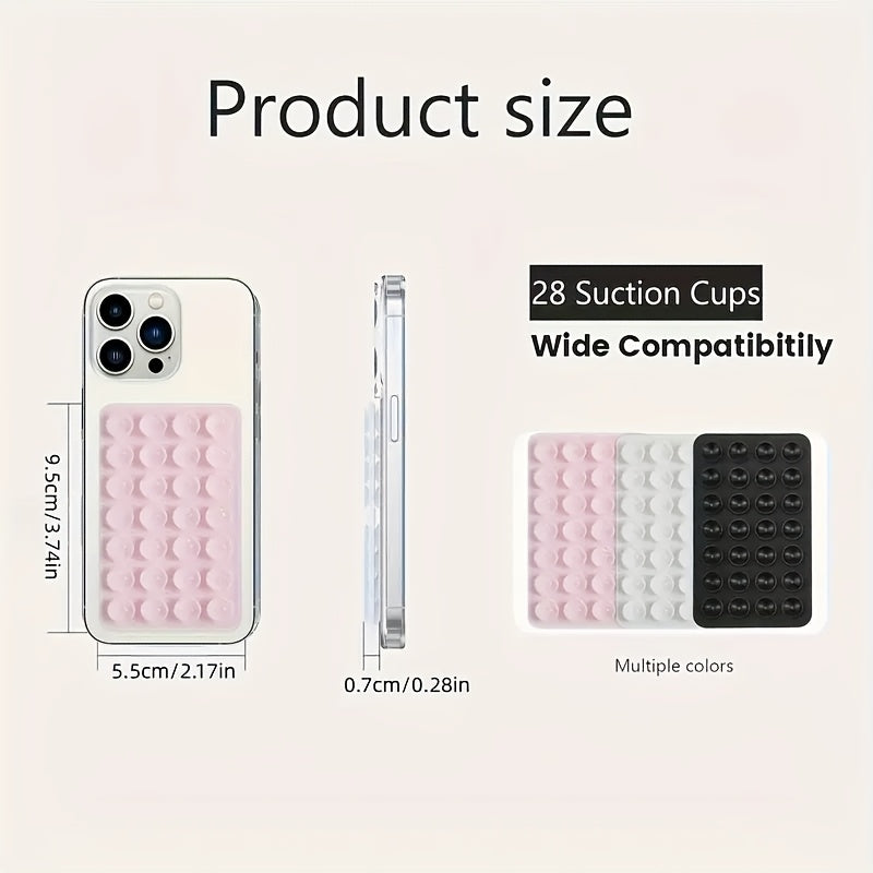 Soporte de ventosa de silicona de doble cara universal para teléfono en cocina y baño