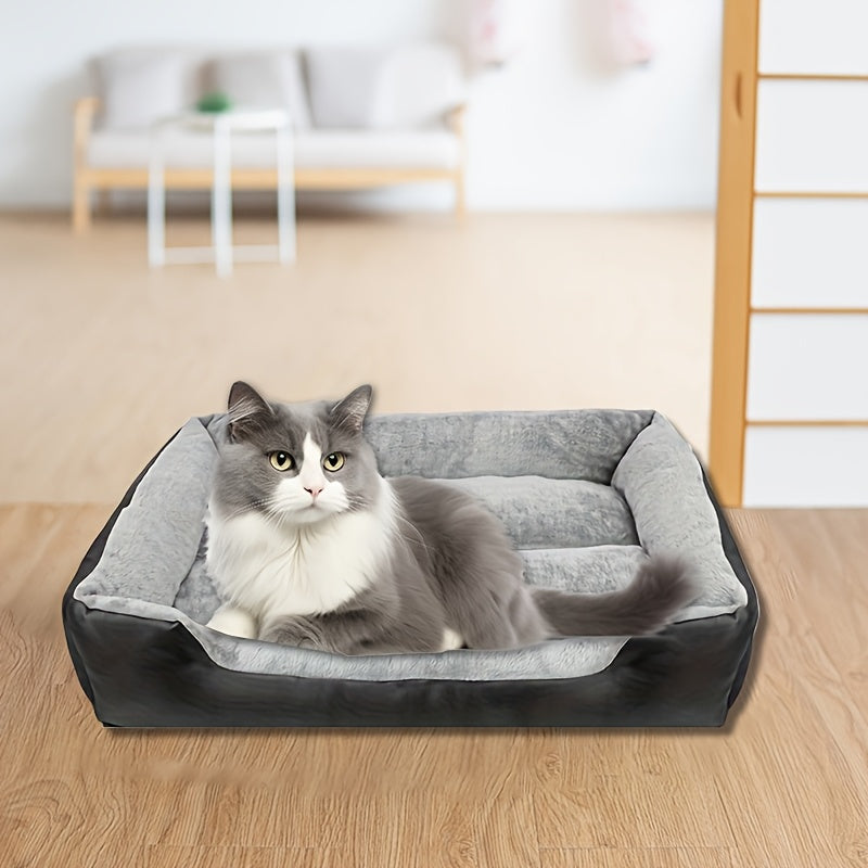 Dog Nest Bed for Small and Large Dogs Oxford Cloth All-Season Cozy Pet Mat