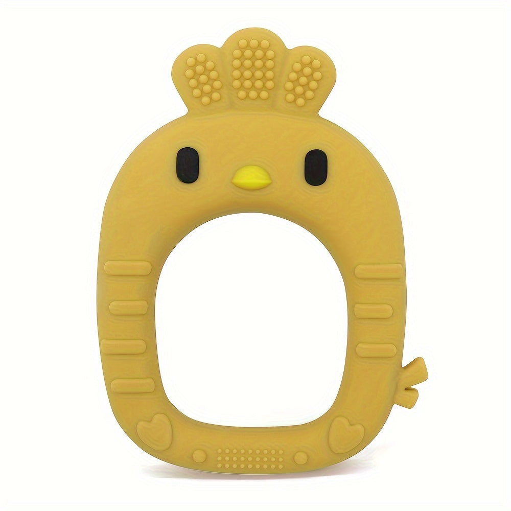 Young Children Teething Toy with Easter Theme Food-Grade Silicone Chew Stick