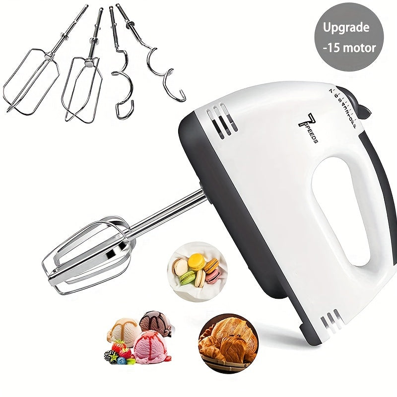 Electric Hand Mixer 7 Speed Stainless Steel Beaters 220V Food Grade Safety