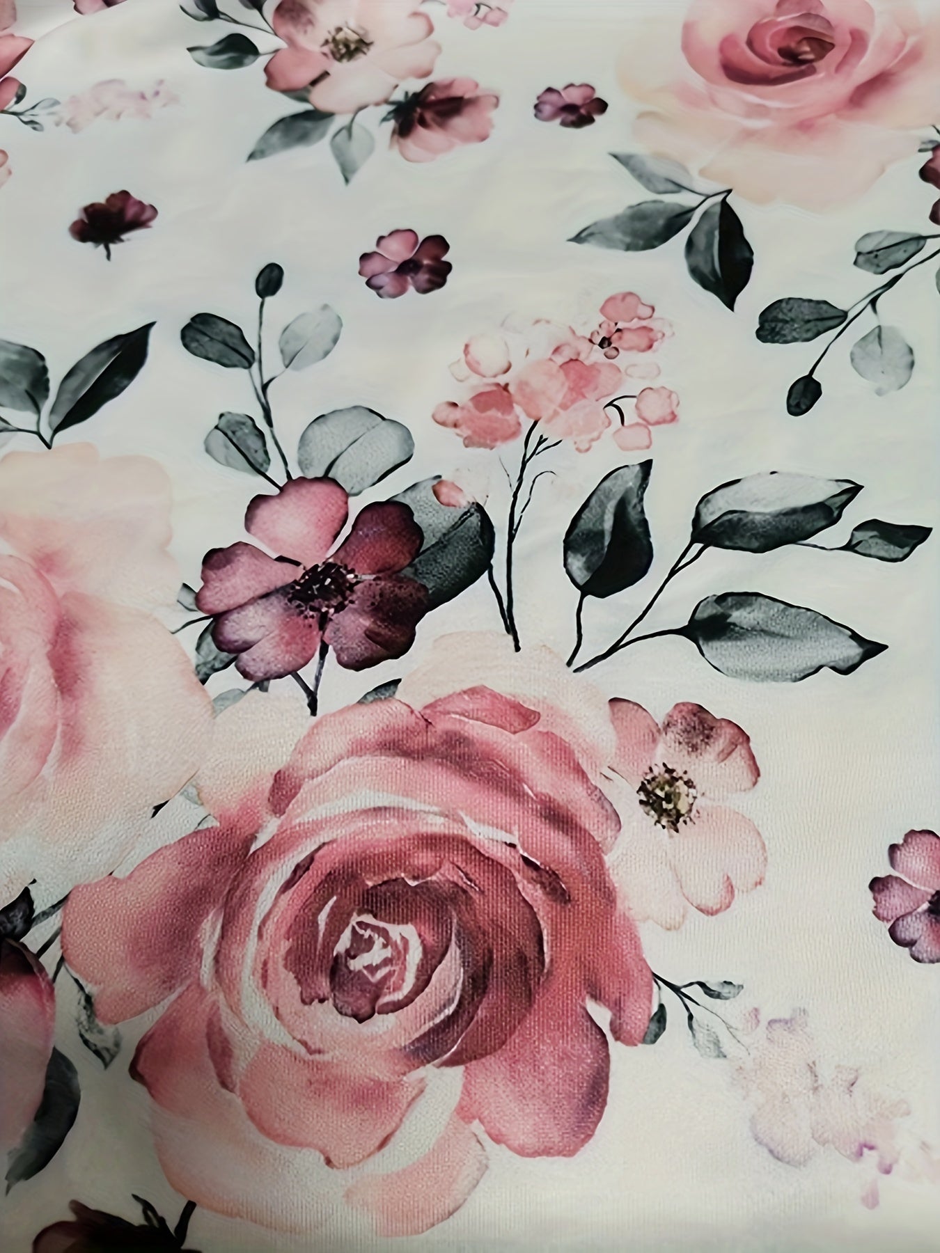 Women's Plus Size Floral Print Sleeveless Cami Top V-Neck Summer Casual