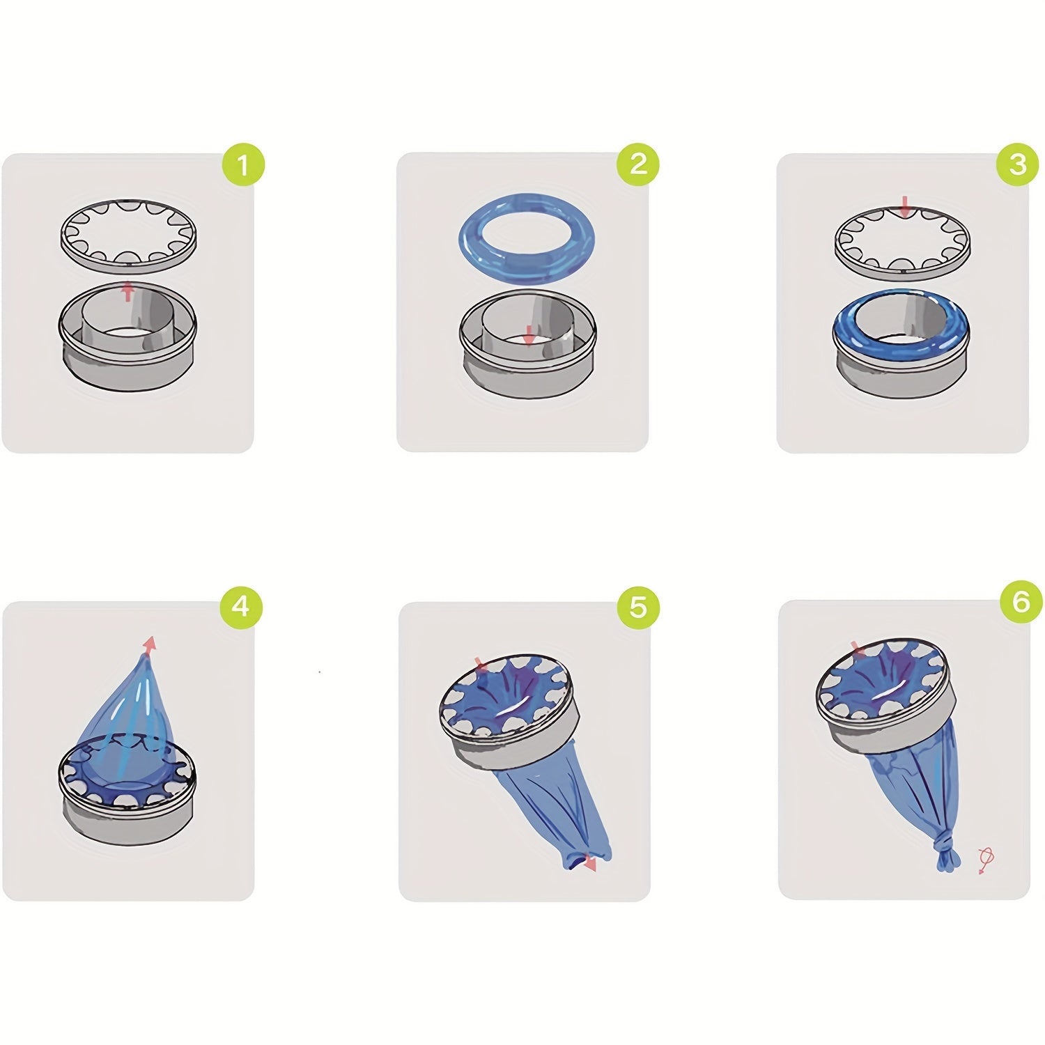 Diaper Refill Bags Extra Long Thick Odor Blocking Secure Fit