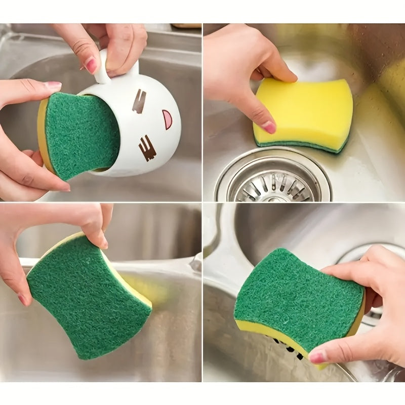 12 or 24 Pack Multifunctional Kitchen Cleaning Sponges with Double-Sided Scrubbing Pads