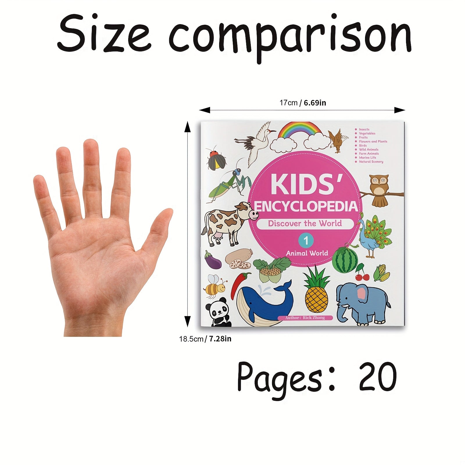 Libro de enciclopedia de animales para la exploración de la biodiversidad