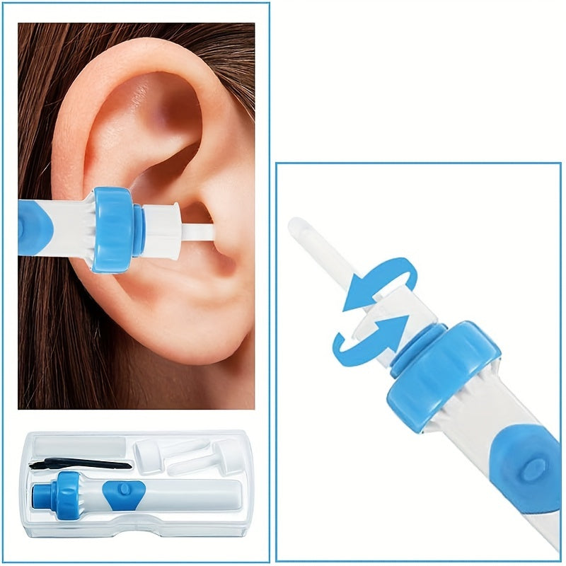 Battery-Powered Soft Tip Ear Cleaner Safe Wax Removal Tool