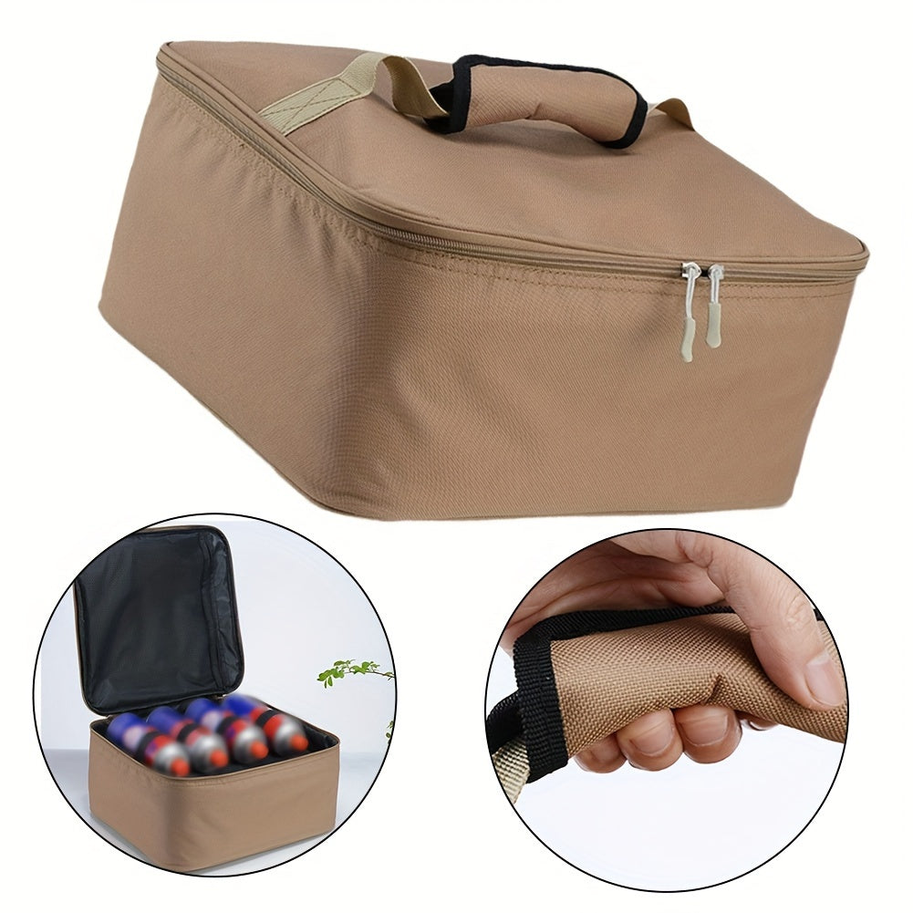 Rugged Storage Bag for Gas Canisters and Firewood, Portable Camping Organizer