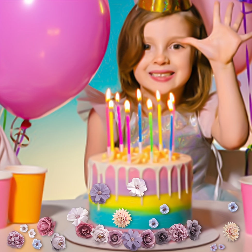 Silk Flower Heads 20 Daisy and Rose for DIY Wedding Party Holiday Decorations