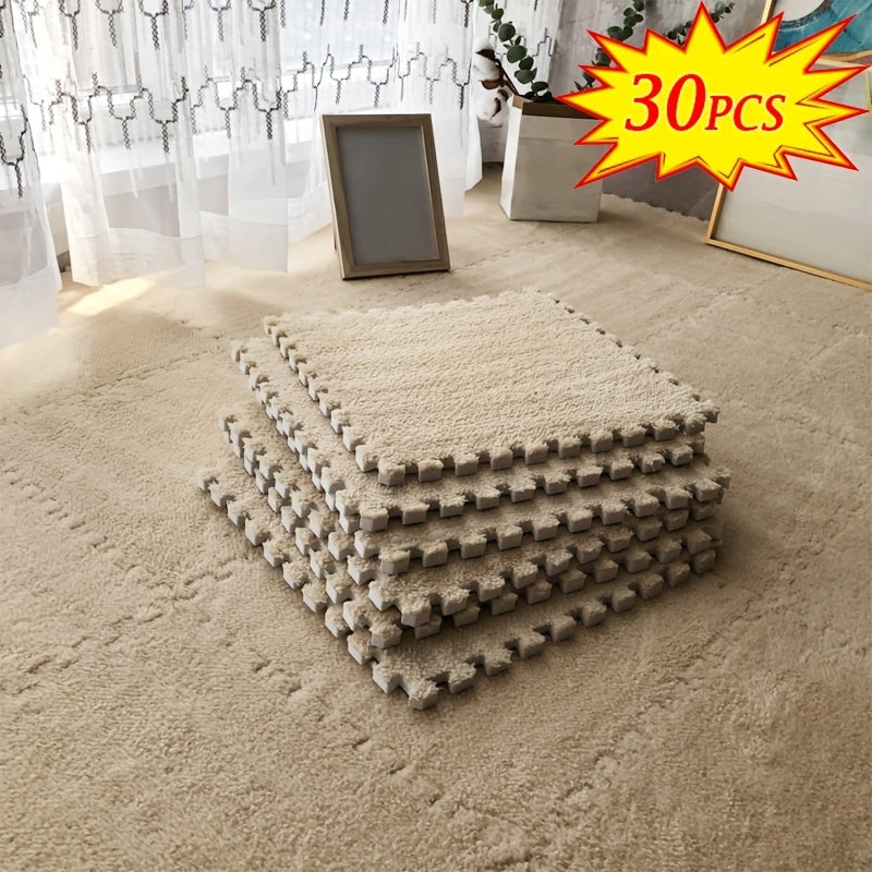 Set of 30/50 Interlocking Foam Floor Mats Square Carpet Area Rug Anti-Slip Seat Pads